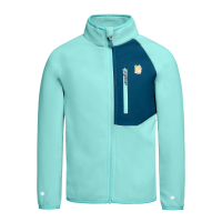 Namuk Avan Bio-Fleecejacke, Manbali blue / Deep petrol, 128/134