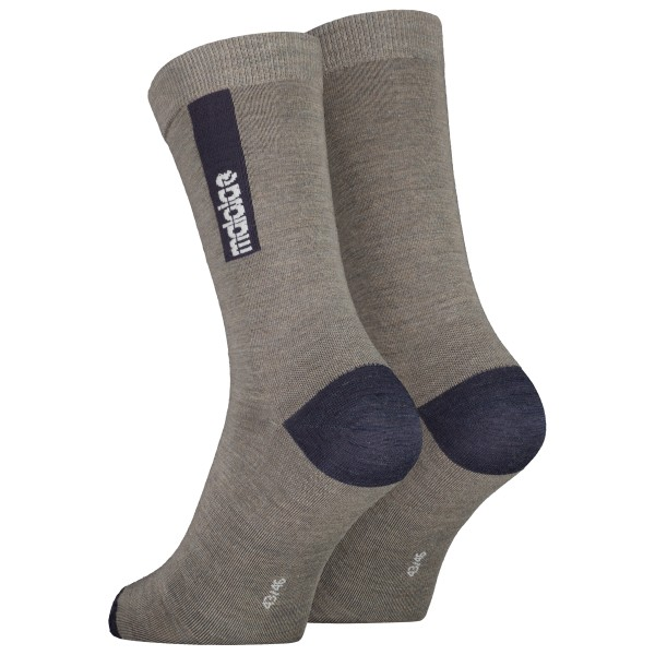 Maloja PeroneM. Sports Socks, dark gravel, Grösse 3942
