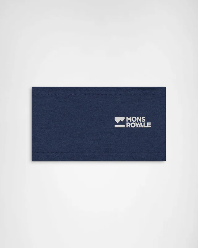Mons Royale Haines Merino Headband, Midnight, Grösse OS