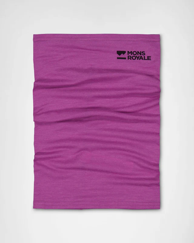 Mons Royale Daily Dose Merino Neckwarmer, Purple Bolt, Grösse OS