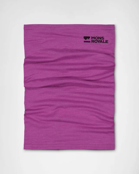 Mons Royale Daily Dose Merino Neckwarmer, Purple Bolt, Grösse OS