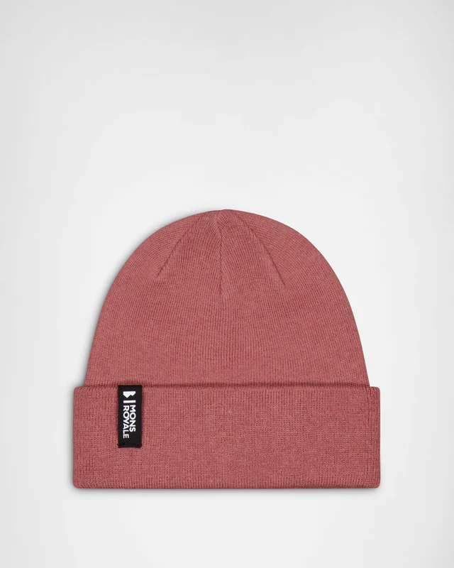 Mons Royale McCloud Merino Beanie, Canyon Rose, Grösse OS