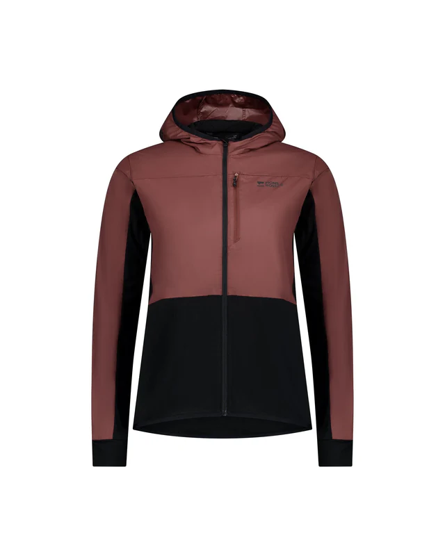 Mons Royale W Diversion Merino Wind Jacket, coffee/black, Grösse L