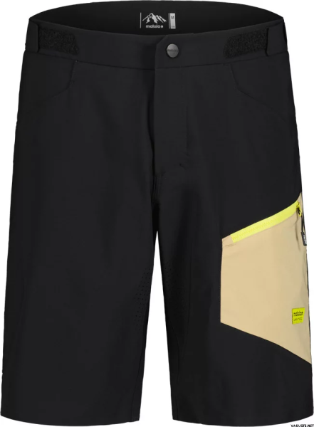 Maloja fuornm. cycle shorts, deep black multi, grösse x