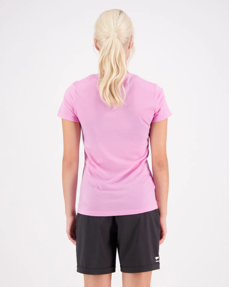 Mons Royale W  Icon Merino Air-Con Tee Pop Pink