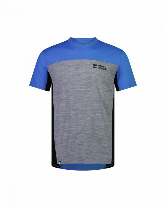 Mons Royale M Redwood Merino Air-Con VT Blue Gravel