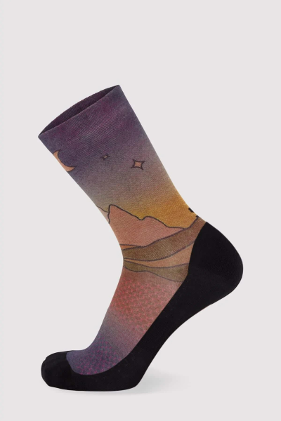 Mons Royale UnisexAtlas Merino Crew Sock Copper / Midnight