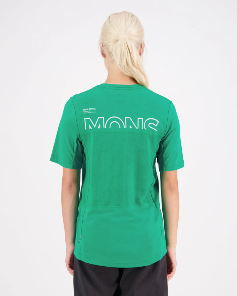Mons Royale Tarn Merino Shift Tee, Pop Green, Grösse XL