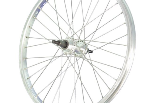 Hinterrad V-Brake 28" Leerlauf MF/NT 36-Loch silber