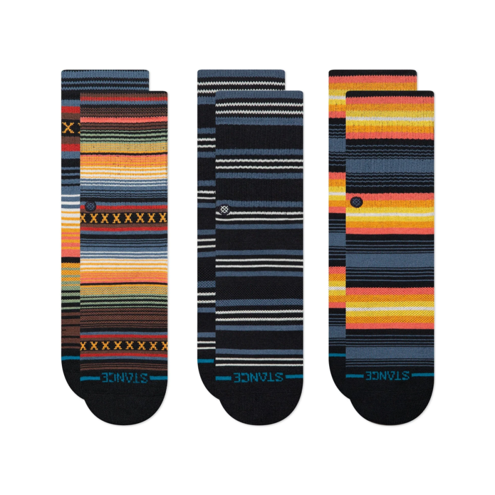 Stance Kids Serape 3 Pack, black, Grösse L