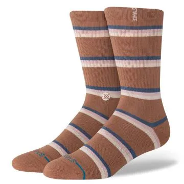 Stance Strata Crew, brown, Grösse M