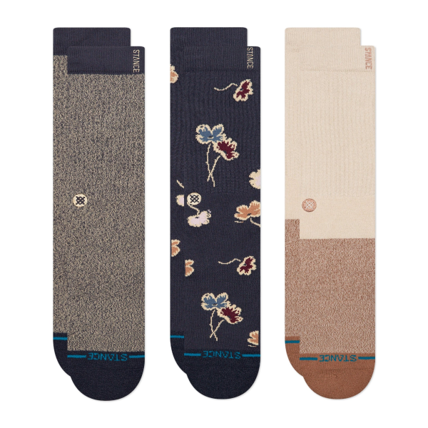 Stance Botanical Bliss 3 Pack, navy, Grösse M