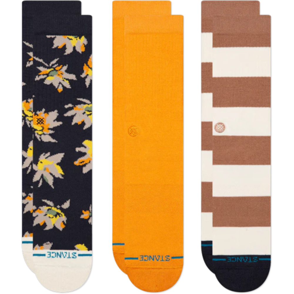 Stance Equinox Crew 3 Pack, navy, Grösse L