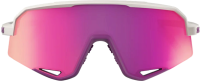 100percent SLENDALE - Matte Chalk - Purple Multilayer Mirror Lens