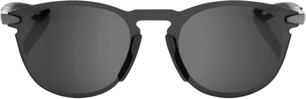 100percent Legere Round Brille Polished Black - Smoke Lens