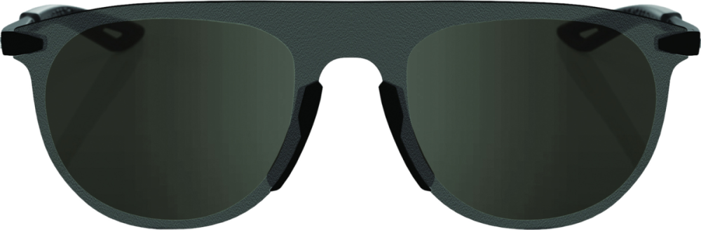 100percent Legere Coil Brille Soft Tact Black - Smoke Lens