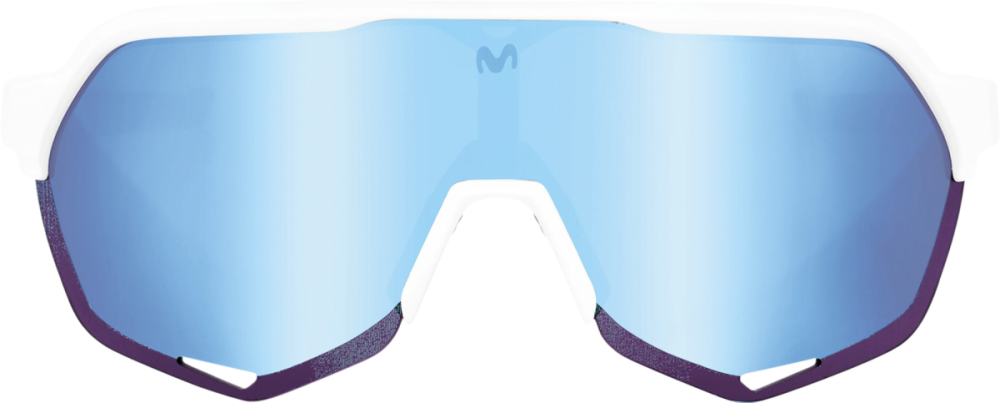 100percent Brille S2 Movistar Team White-HiPER Blue ML