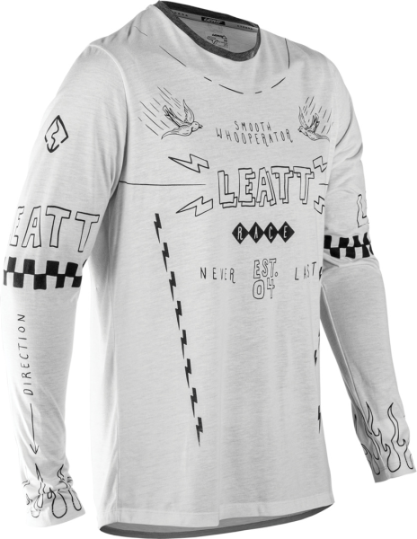Leatt MTB Gravity 3.0 Long Sleeve Jersey cream white