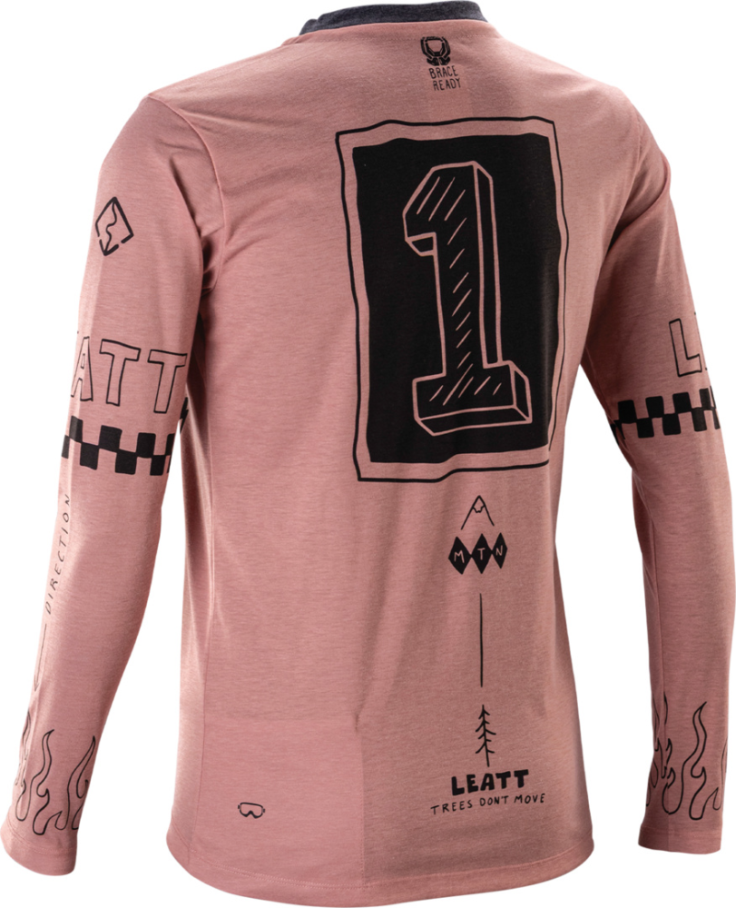 Leatt MTB Gravity 3.0 Long Sleeve Jersey W dusty pink L