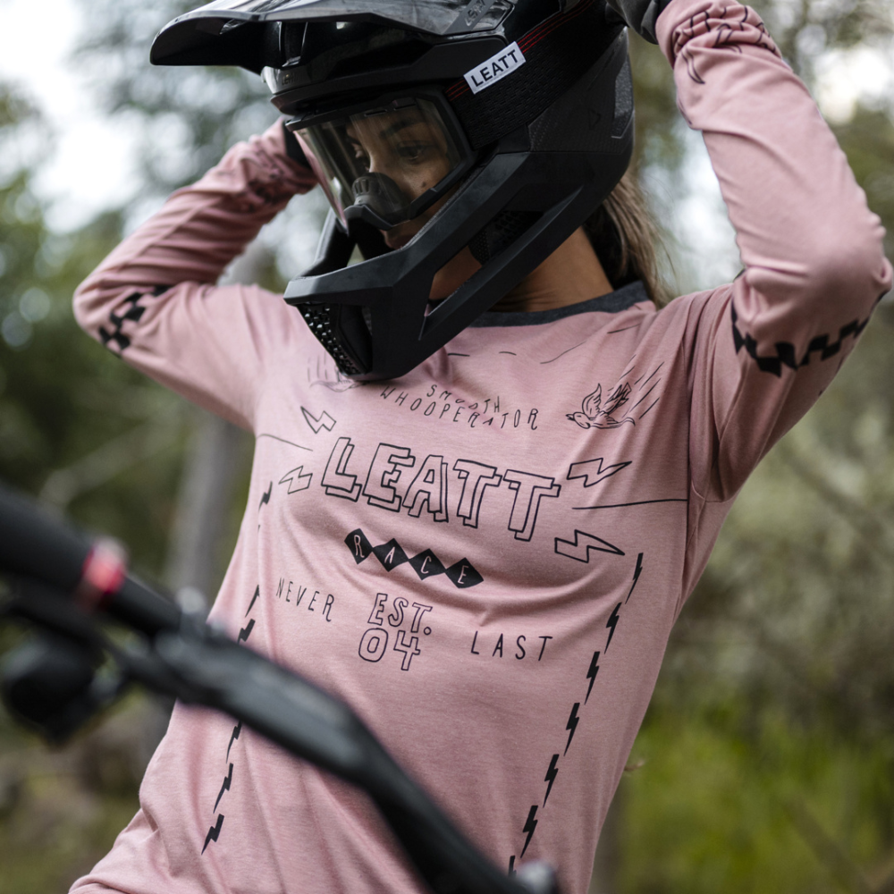 Leatt MTB Gravity 3.0 Long Sleeve Jersey W dusty pink L