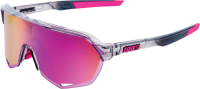 100percent Brille S2 Polished Translucent Grey -Purple Multilayer Mirro