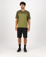 Mons Royale Diversion Merino Bike Jersey Short Sleeve, Fern / Olive, Grösse X