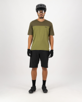 Mons Royale Diversion Merino Bike Jersey Short Sleeve, Fern / Olive, Grösse X