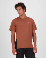 Mons Royale Tarn Merino T-Shirt, Cinnamon / Black