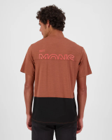 Mons Royale Tarn Merino T-Shirt, Cinnamon / Black
