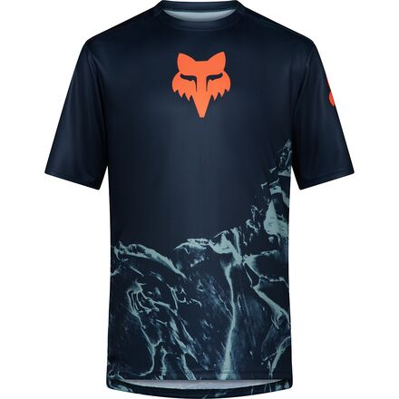 Fox Racing Yth Ranger Ss Jrsy Img Print, arctic blue