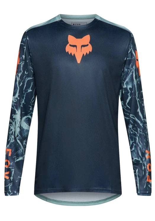 Fox Racing Yth Ranger Ls Jrsy Img Print, arctic blue, YM