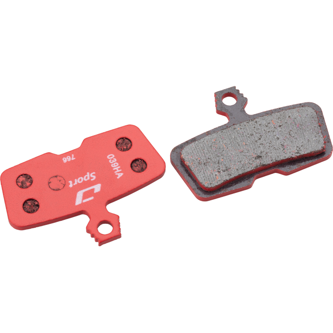 Jagwire Bremsbeläge, SPORT SEMI-METALLIC red BWD1005