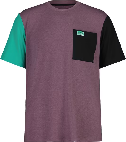 Maloja MaligneM. Cycle Tee, stormy lilac multi, Grösse S