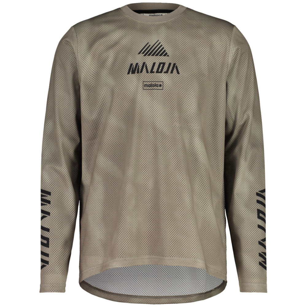 Maloja PfeifferkogelM. Dirt Shirt, warm shadow papermountains, Grösse XL