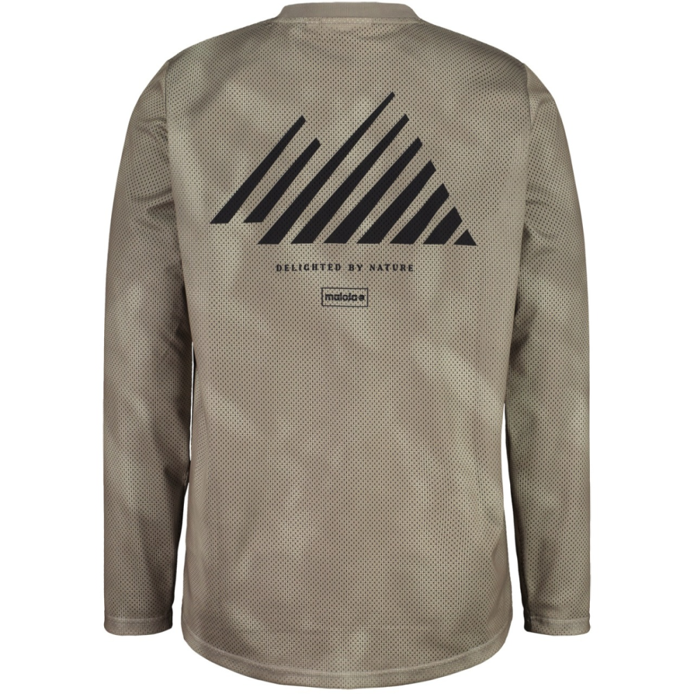 Maloja PfeifferkogelM. Dirt Shirt, warm shadow papermountains, Grösse XL