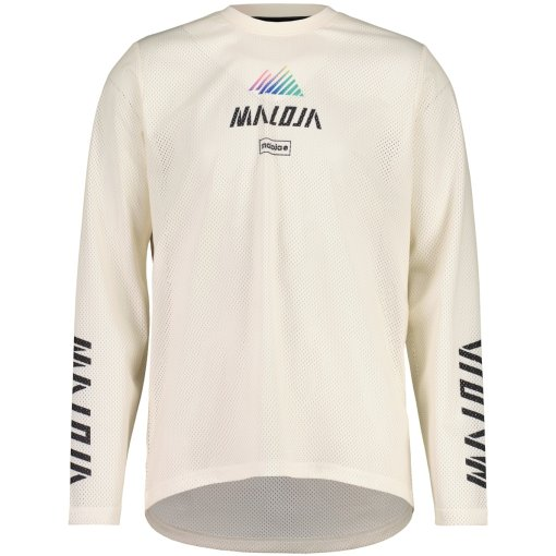 Maloja PfeifferkogelM. Dirt Shirt, shaded white, Grösse L