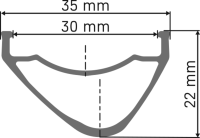 DT Swiss DT EX 1700 CLASSIC Laufrad 29" IS 30 148/12 XD DEG 72 DF