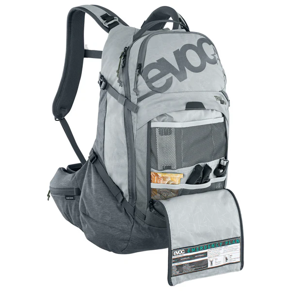 Evoc Trail Pro 26L Backpack stone/carbon grey,L/XL