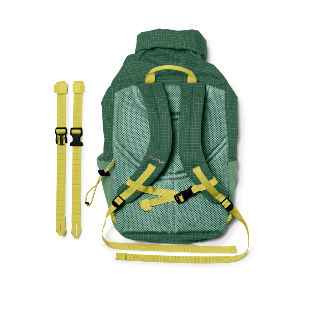 Namuk Eon Rucksack 14L, Mountain green / Norhern lights, Onesize