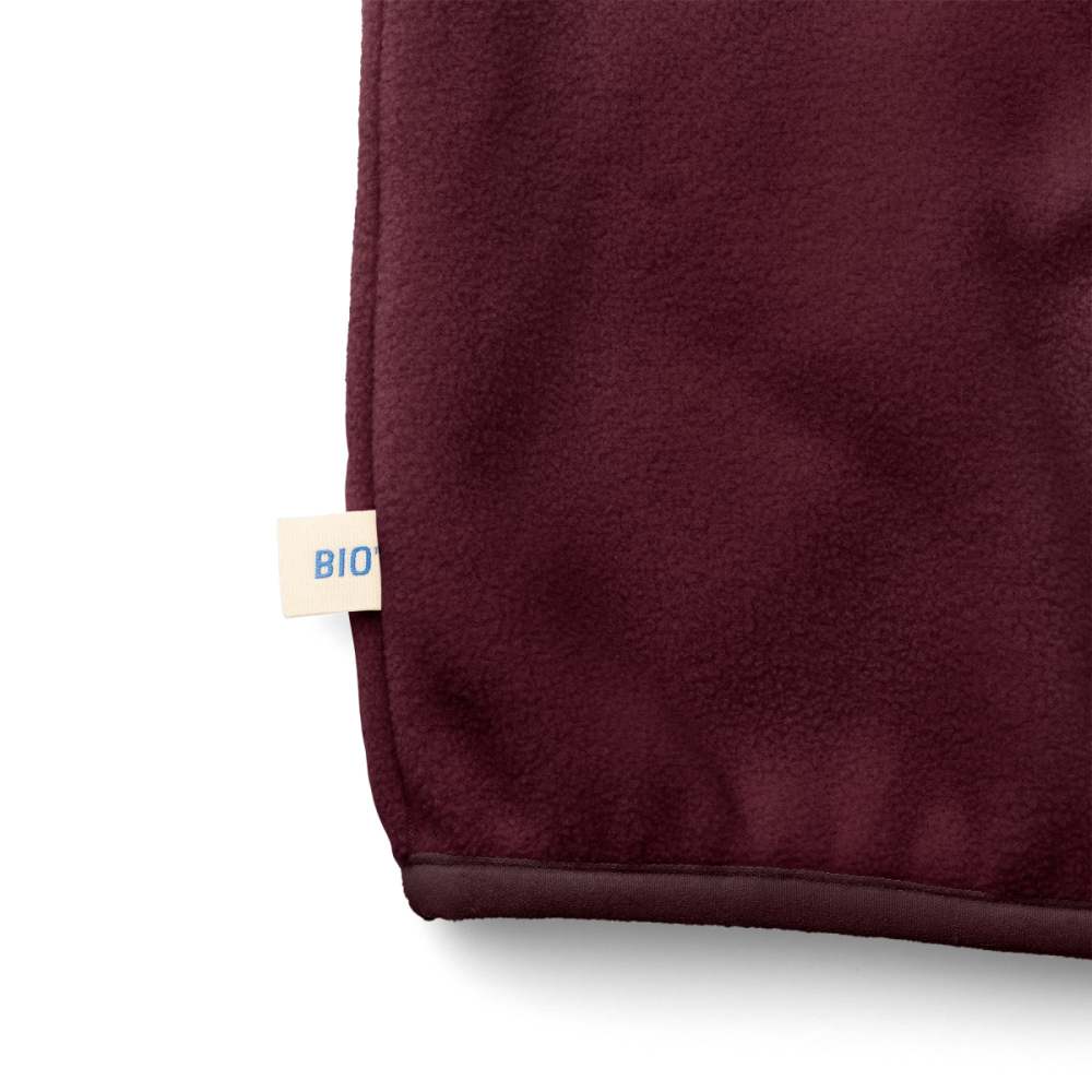 Namuk Avan Bio-Fleecejacke "Senso", Mulberry / Dark rose, 116/122