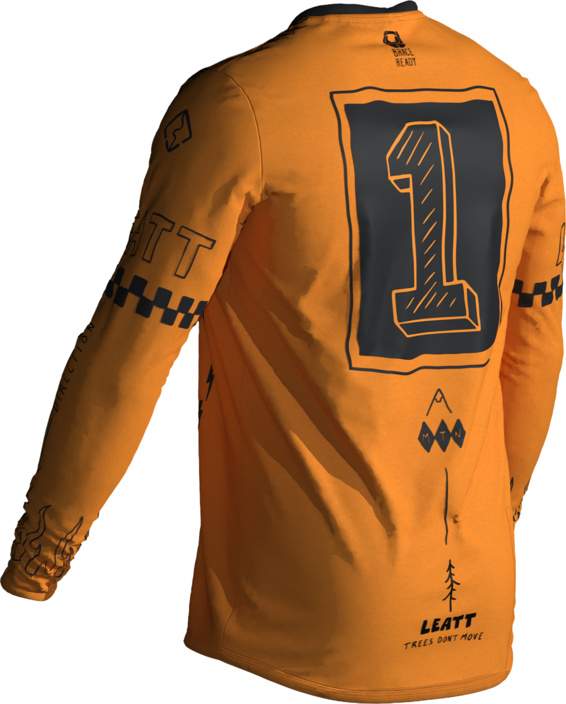 Leatt MTB Gravity 3.0 Long Sleeve Jersey Jr lager yellow M
