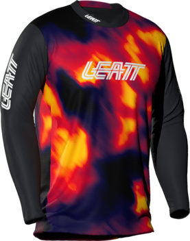 Leatt MTB Gravity 4.0 Long Sleeve Jersey Jr heatmap red L