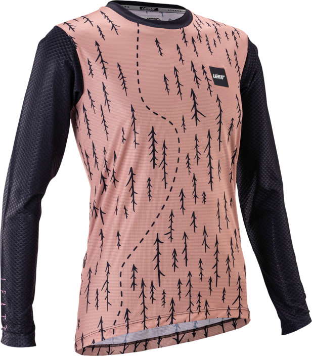 Leatt MTB Trail 3.0 Long Sleeve Jersey W trails pink M