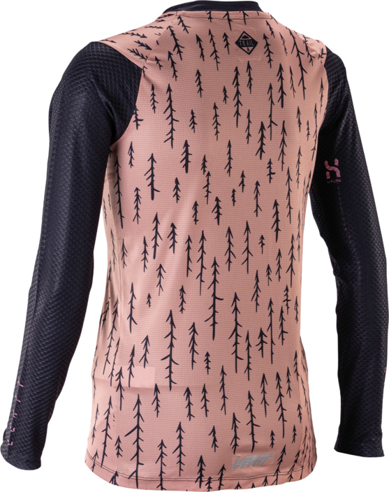 Leatt MTB Trail 3.0 Long Sleeve Jersey W trails pink M