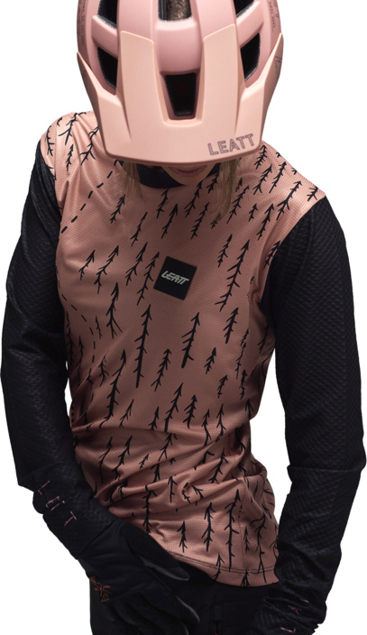 Leatt MTB Trail 3.0 Long Sleeve Jersey W trails pink M