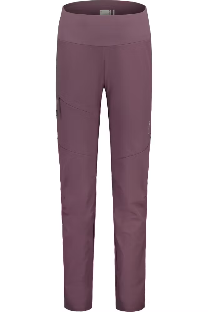 Maloja NunaM. stormy lilac Nordic Hybrid Softshell Pants, Grösse S/R