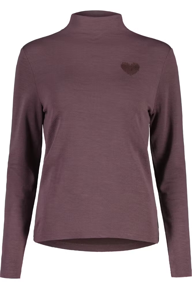 Maloja SchneekoppeM. stormy lilac Mountain Midlayer Shirt, Grösse M