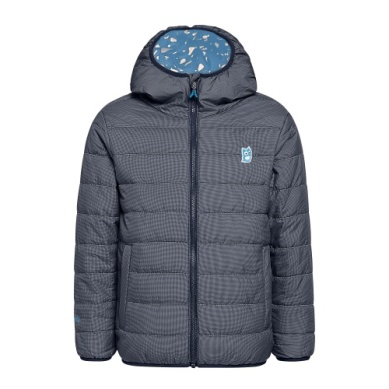 Namuk Glow wendbare PrimaLoft Jacke "Underground", True navy / Corporate Blue, 140/146
