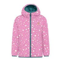 Namuk Glow wendbare PrimaLoft Jacke "Underground", Jade green / Taffy, 116/122