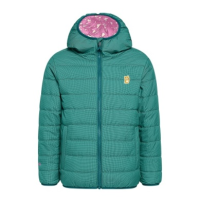Namuk Glow wendbare PrimaLoft Jacke "Underground", Jade green / Taffy, 116/122